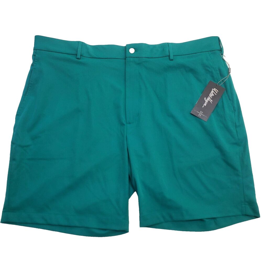 Walter Hagen Mens 42 W Golf Performance 11  Short Wrinkle Resistance Green NWT